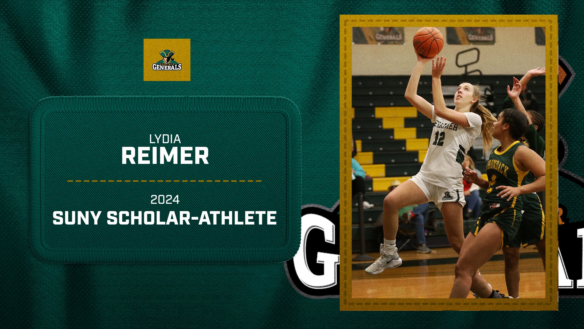 Lydia Reimer Named SUNY Scholar Athlete of the Year