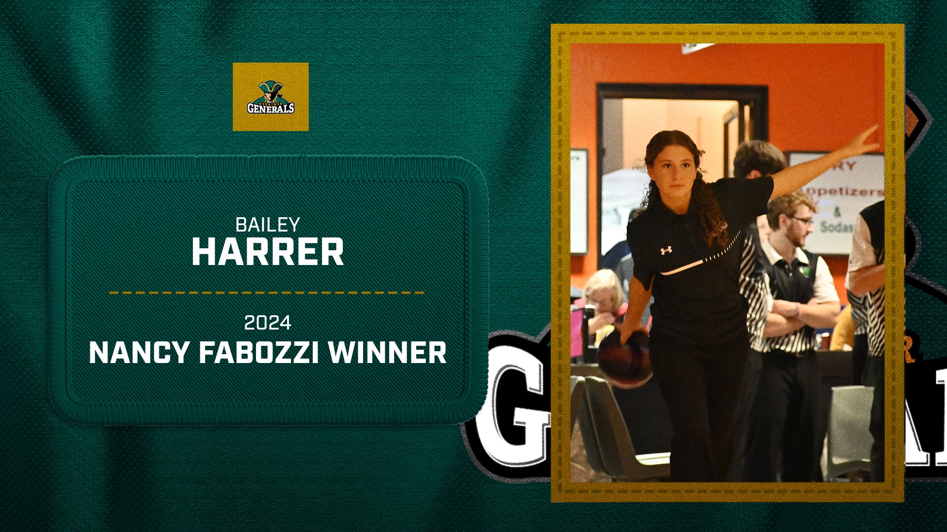 Bailey Harrer Named 2024 Nancy Fabozzi Award Winner