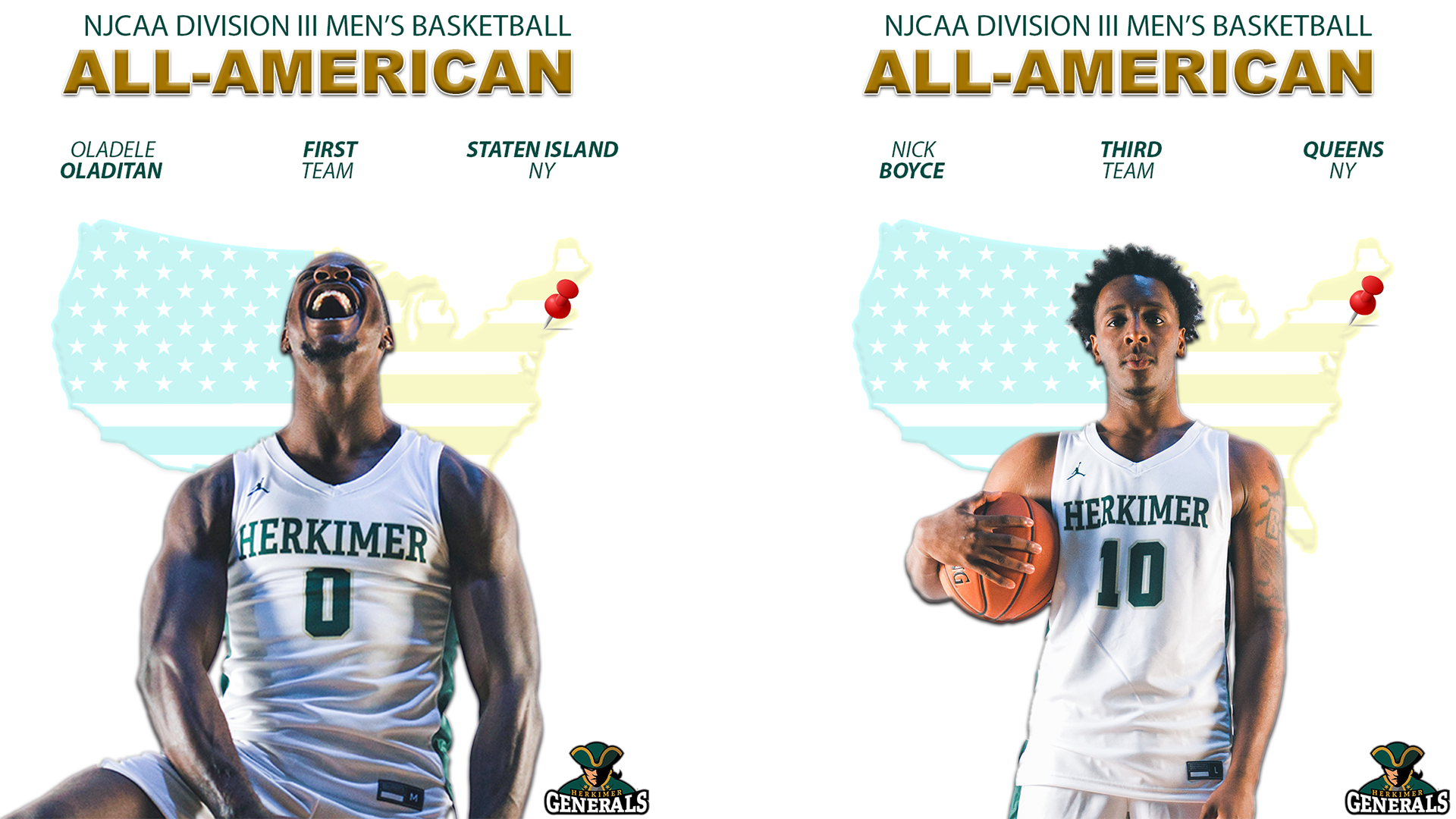 Oladitan and Boyce Become Second Teammates in Program History to be Named NJCAA All-Americans
