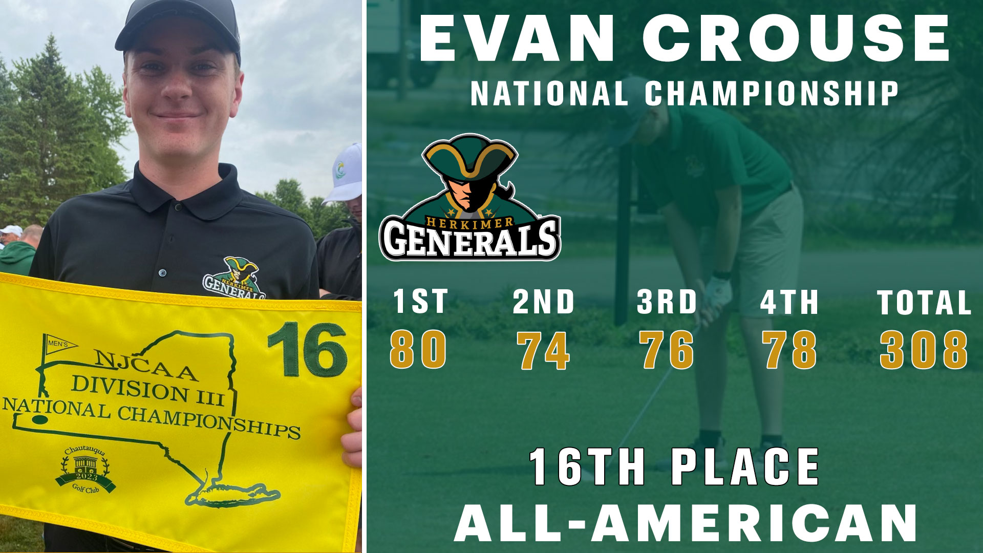 Crouse Concludes Historic Season as All-American at Nationals
