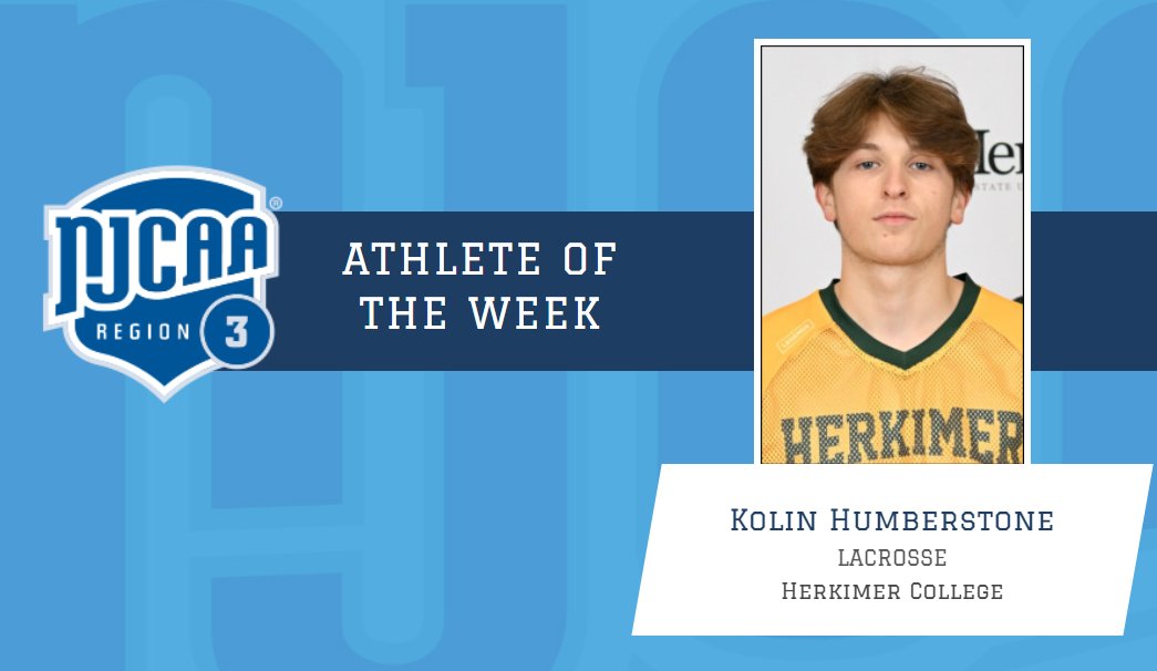 Lacrosse Goalie Kolin Humberstone Named Region III Athlete of the Week