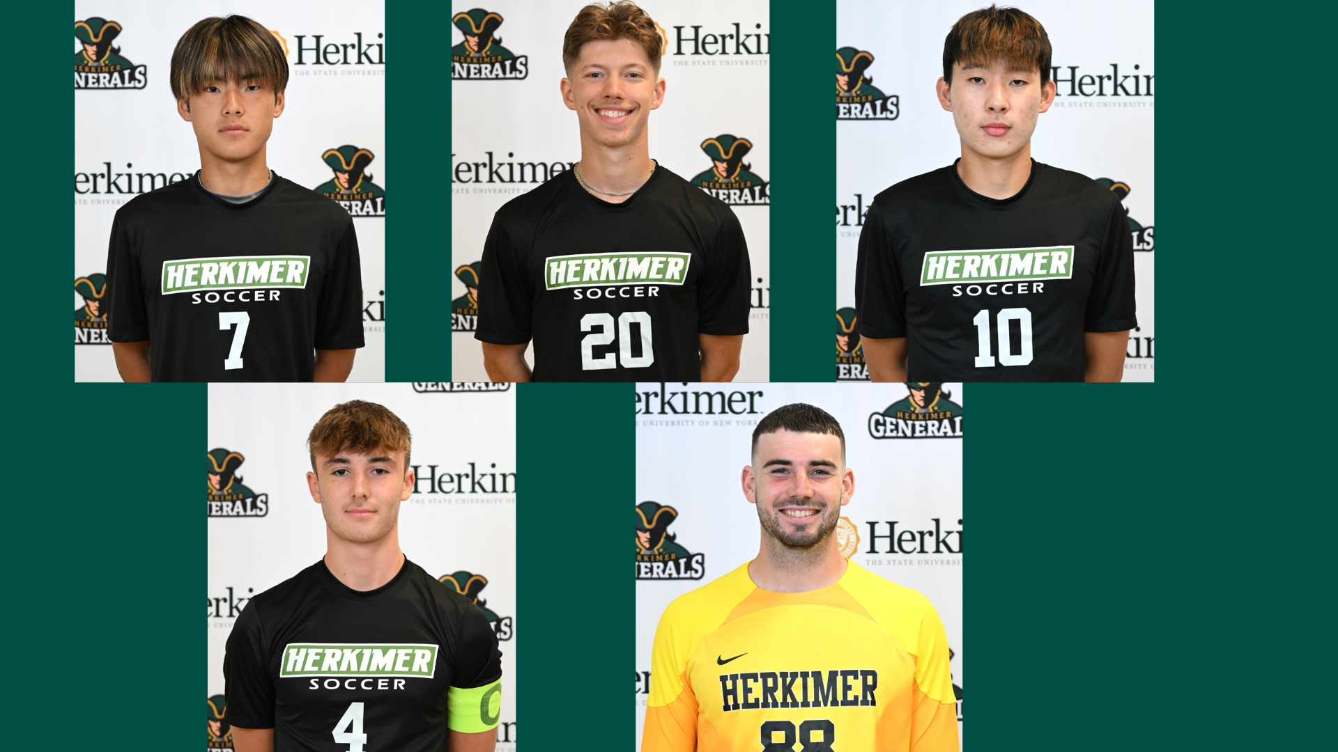 Five Generals Named to United Soccer Coaches Association All-East Region