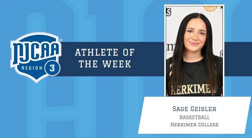 Sage Geisler Named Region III Athlete of the Week