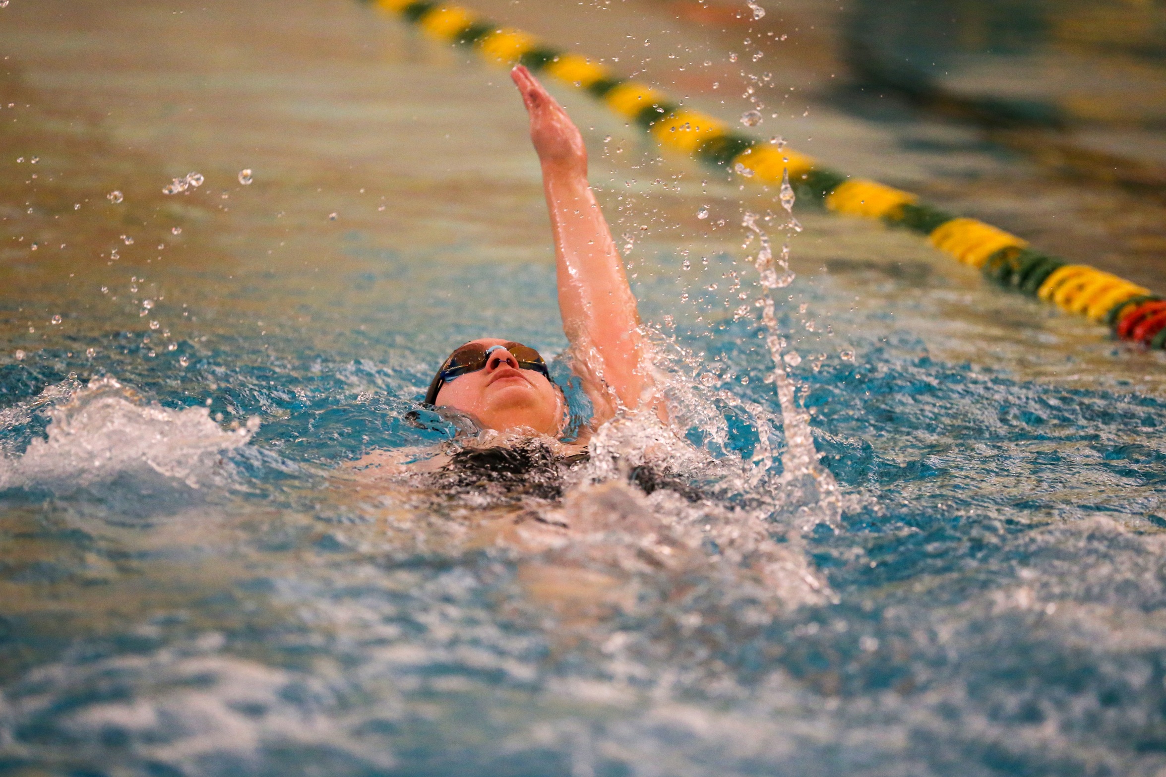 The Swimming and Diving Team Travels to Utica for a Tri-Meet