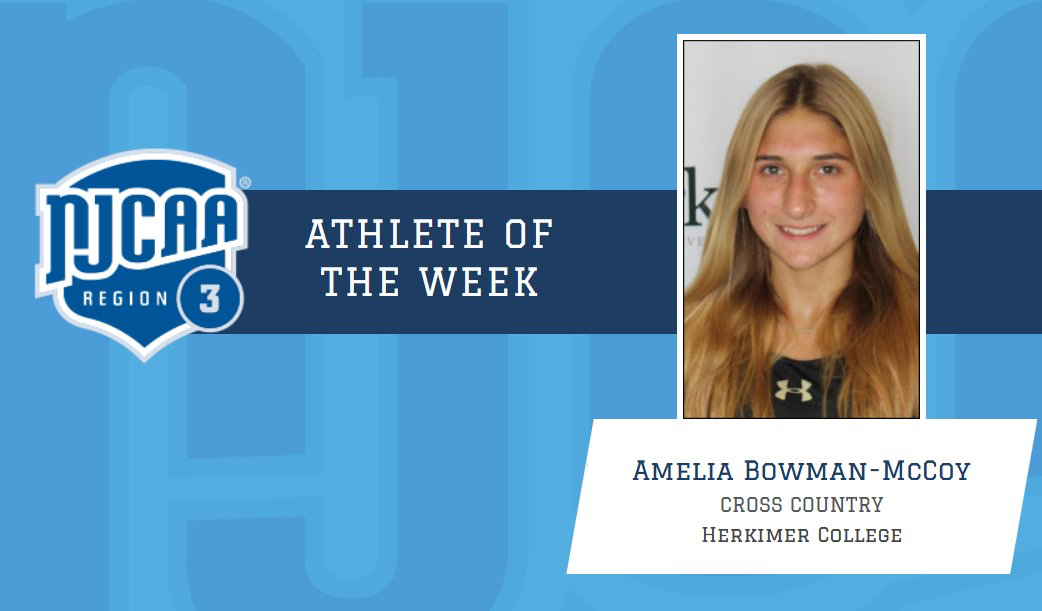 Amelia Bowman-McCoy Named Region III Athlete of the Week for Third Time